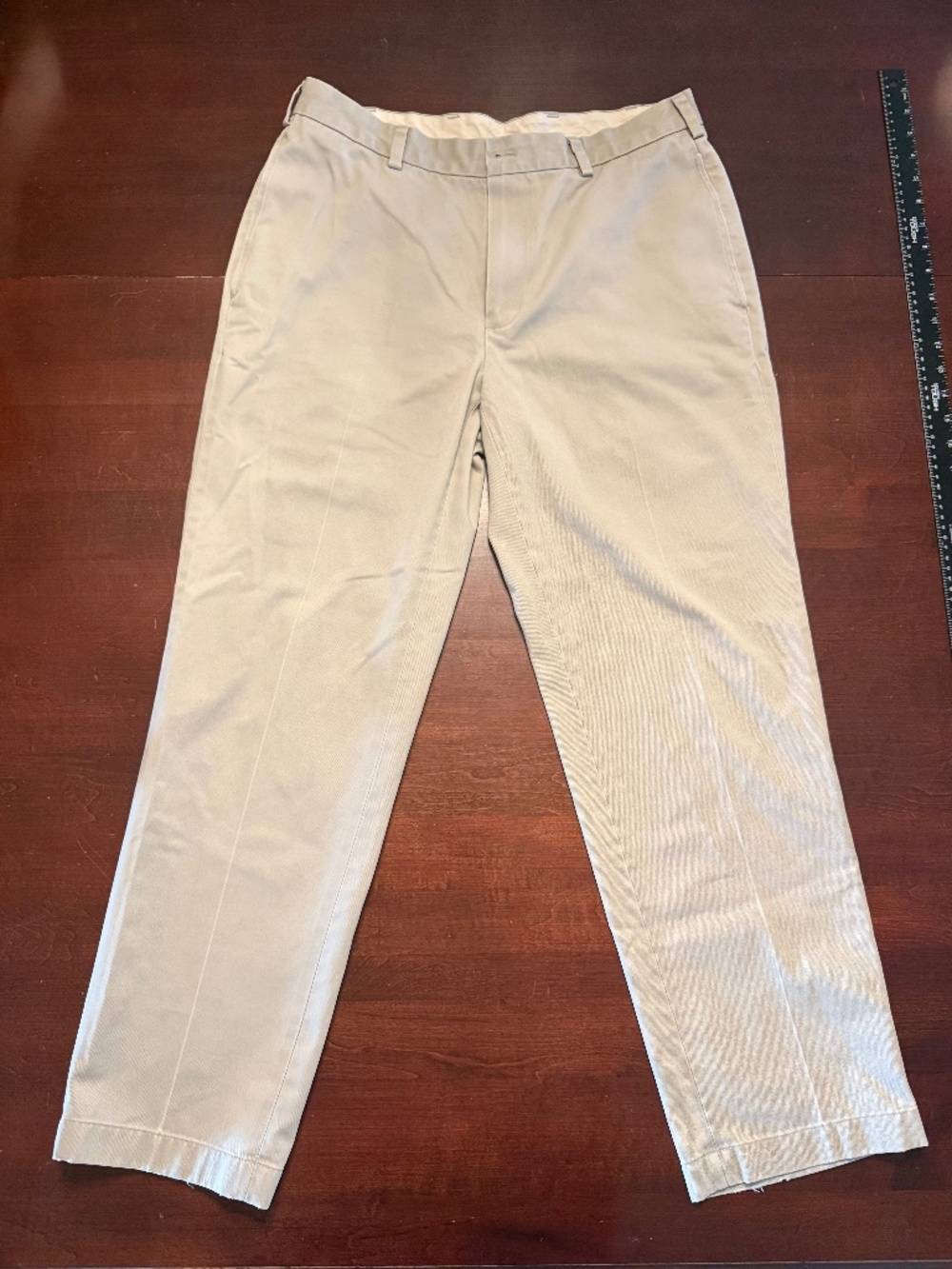 Brooks Brothers Advantage Chino Pants Men’s 34x30 Beige Khaki 100% Cotton